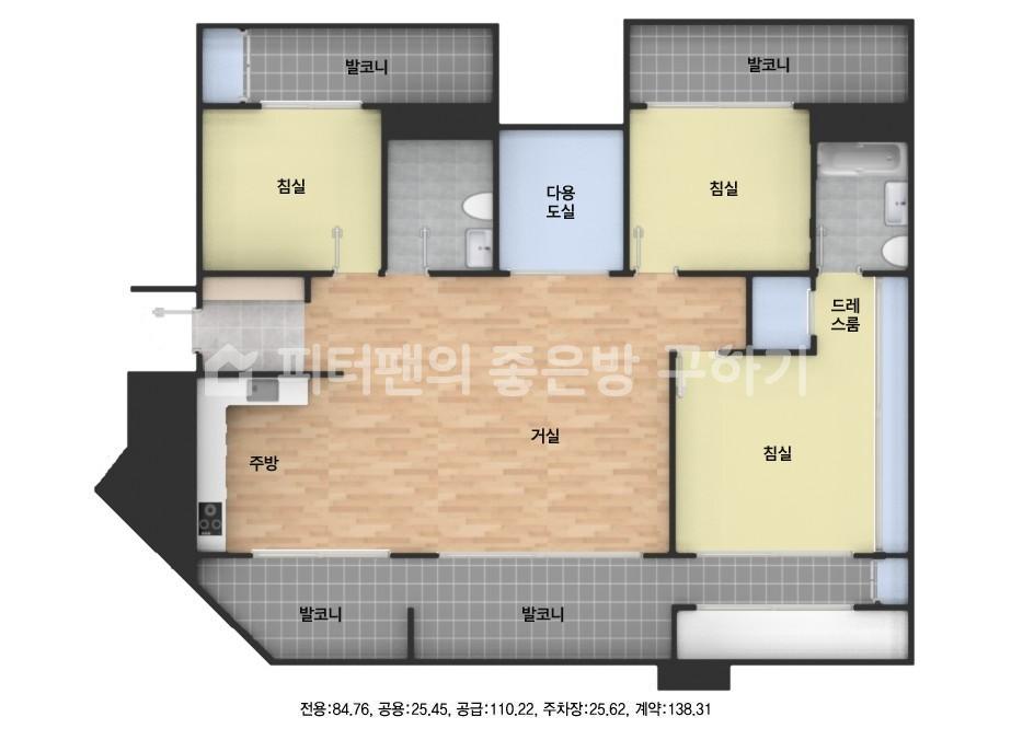 아파트 기본 평면도