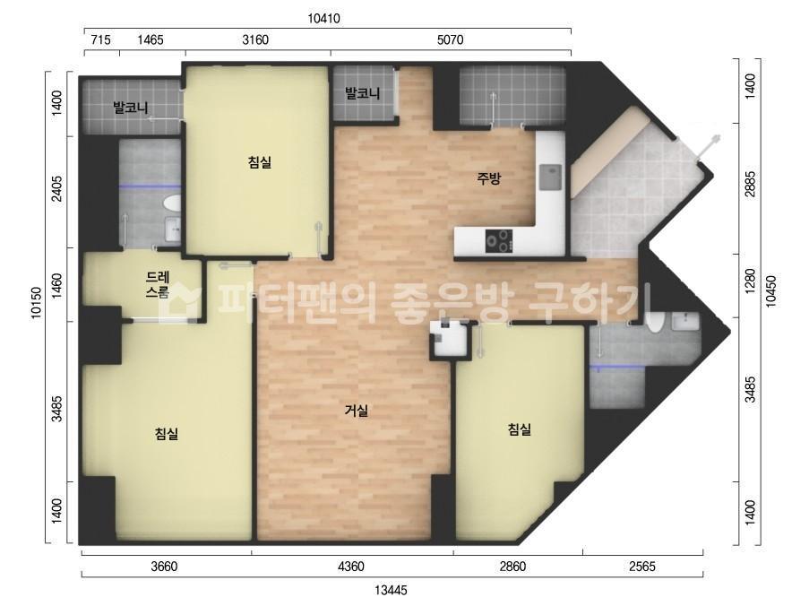 아파트 기본 평면도