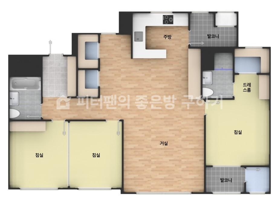 아파트 기본 평면도