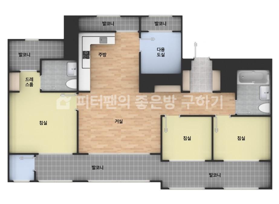 아파트 기본 평면도