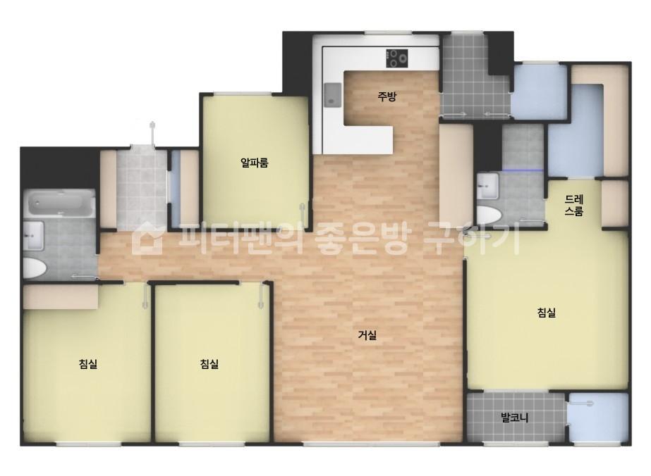 아파트 기본 평면도