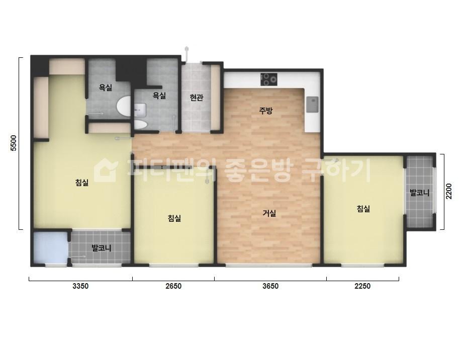 아파트 기본 평면도