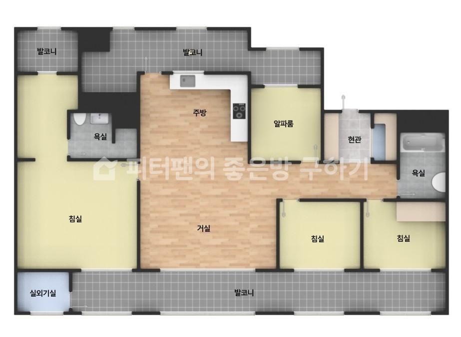아파트 기본 평면도