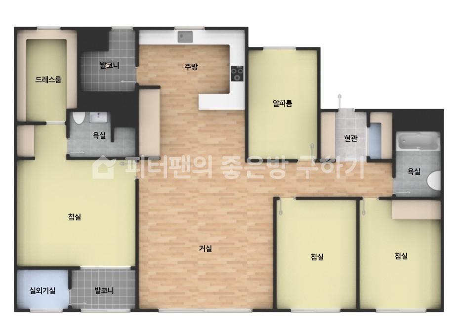 아파트 기본 평면도