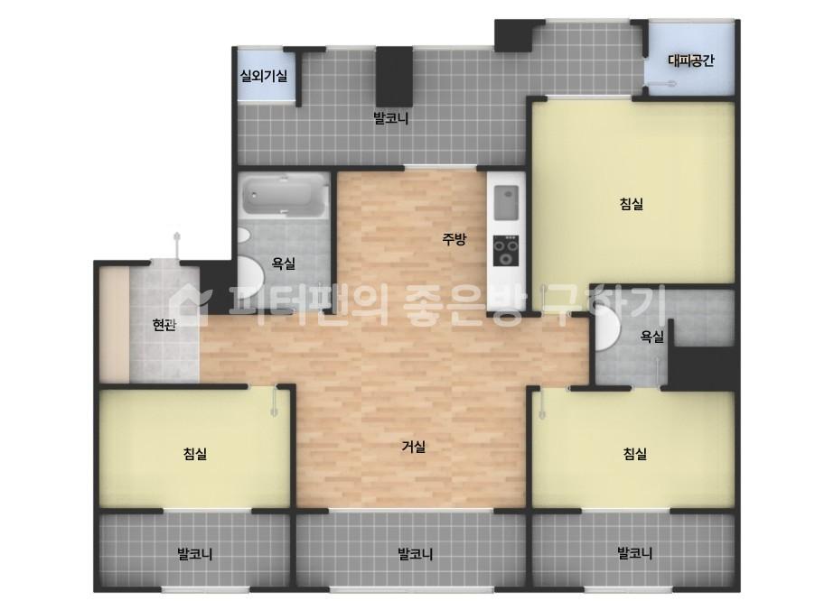 아파트 기본 평면도
