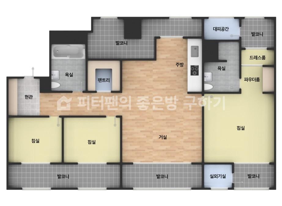 아파트 기본 평면도