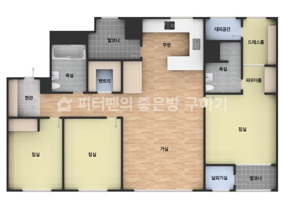 아파트 기본 평면도