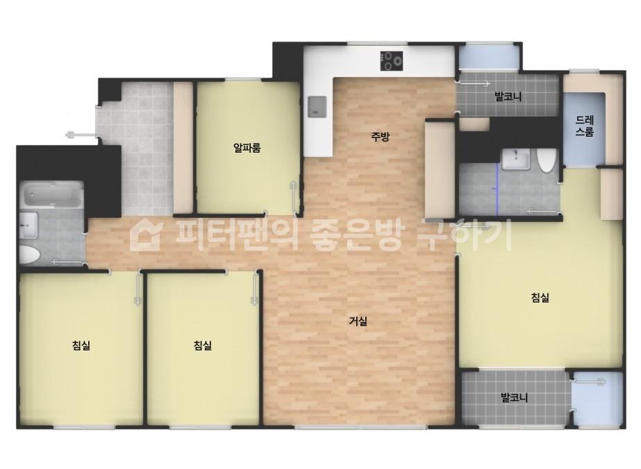 아파트 기본 평면도