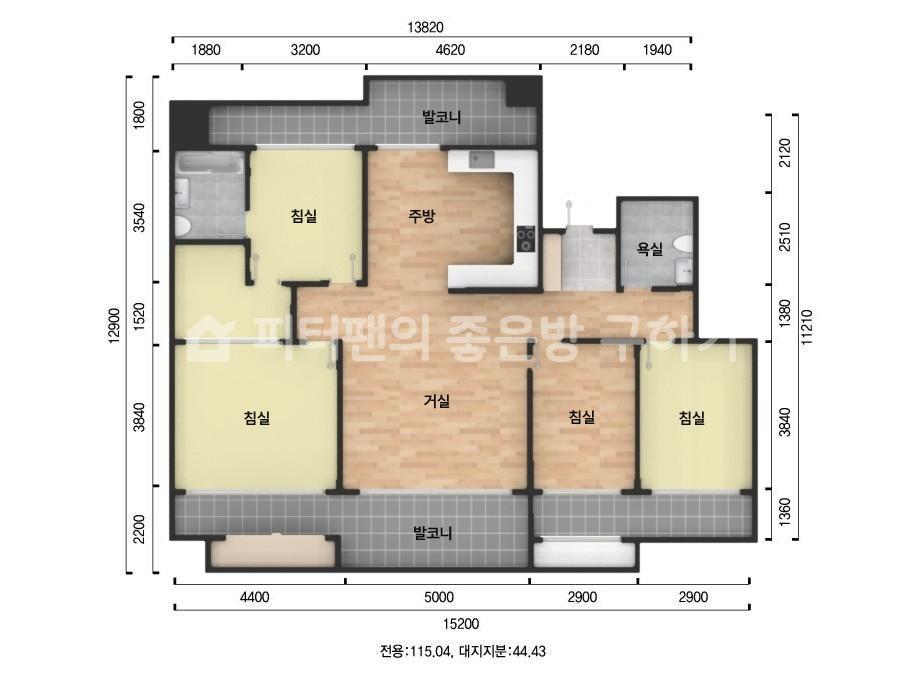 아파트 기본 평면도