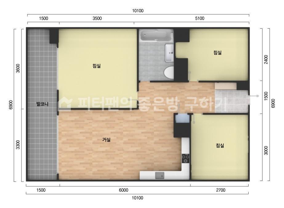 아파트 기본 평면도