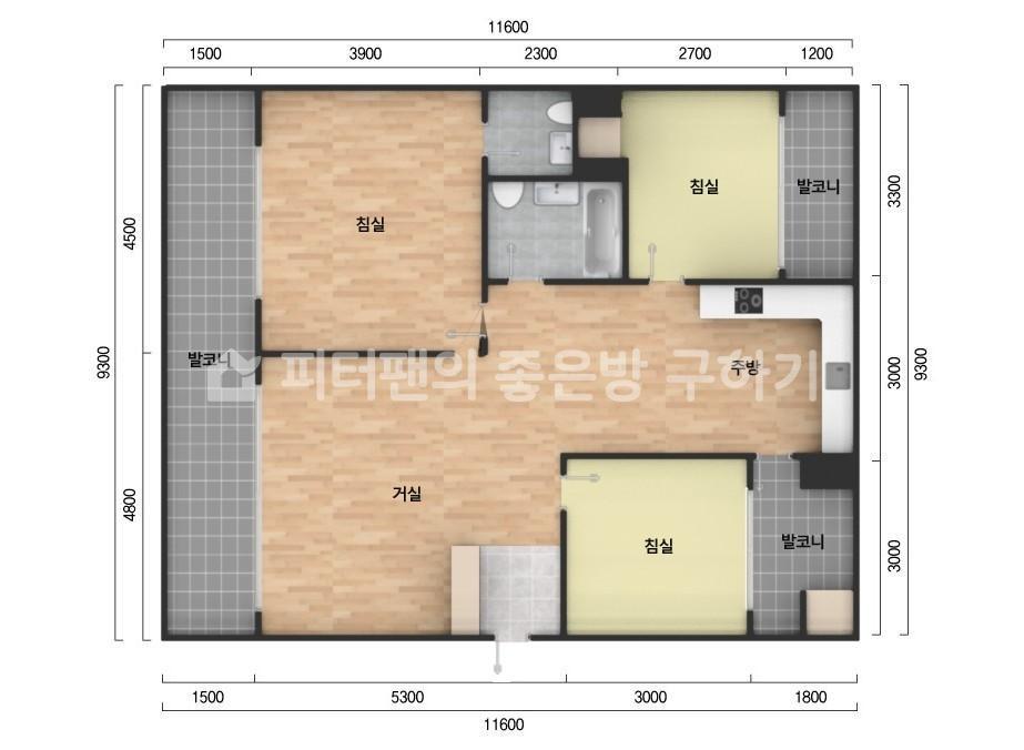 아파트 기본 평면도