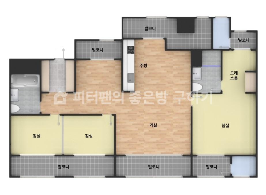 아파트 기본 평면도