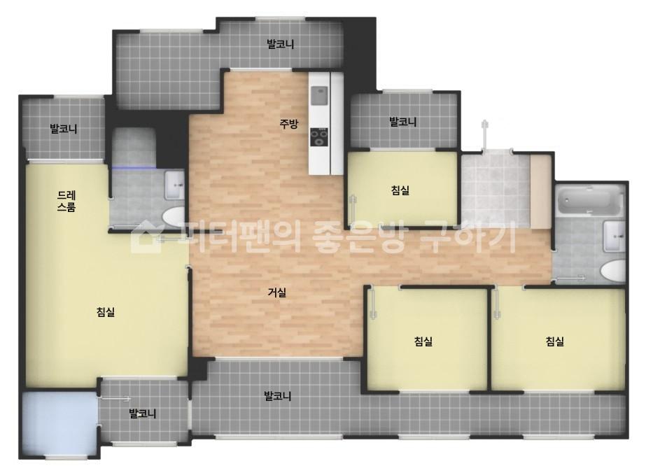 아파트 기본 평면도