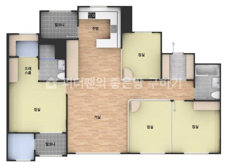 아파트 기본 평면도