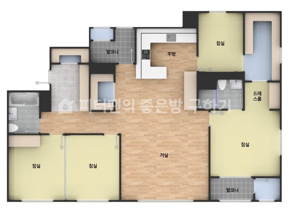 아파트 기본 평면도