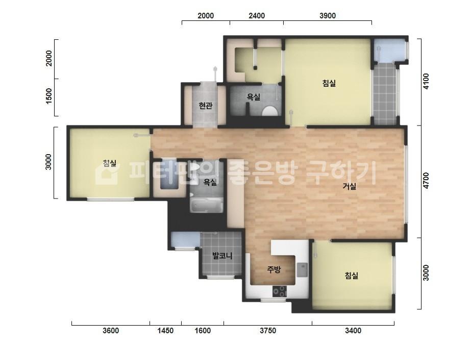 아파트 기본 평면도