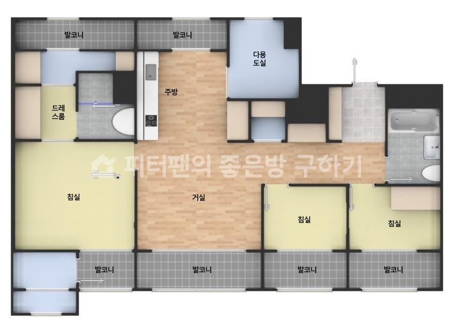 아파트 기본 평면도