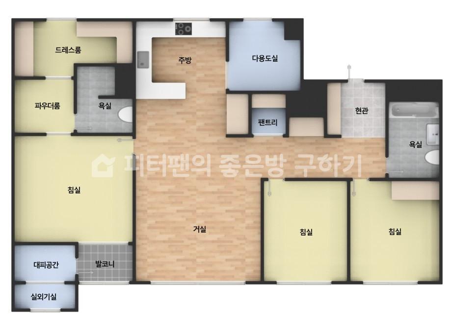 아파트 기본 평면도