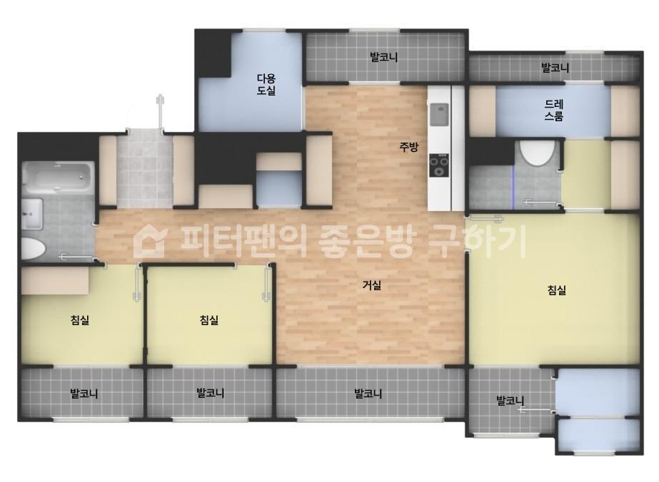 아파트 기본 평면도
