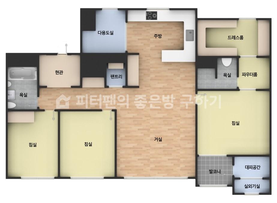 아파트 기본 평면도