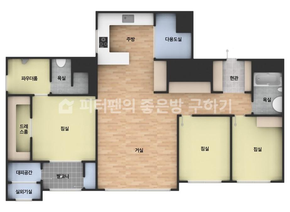 아파트 기본 평면도