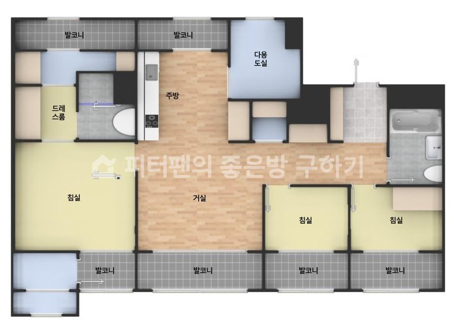 아파트 기본 평면도
