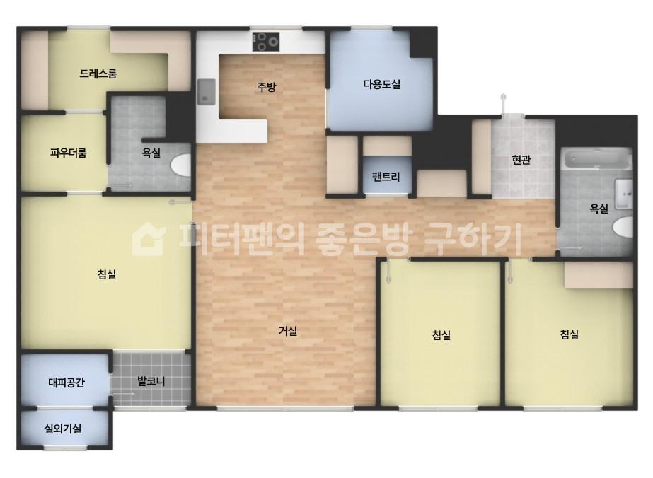 아파트 기본 평면도