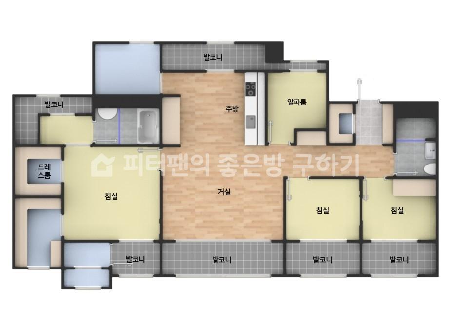 아파트 기본 평면도