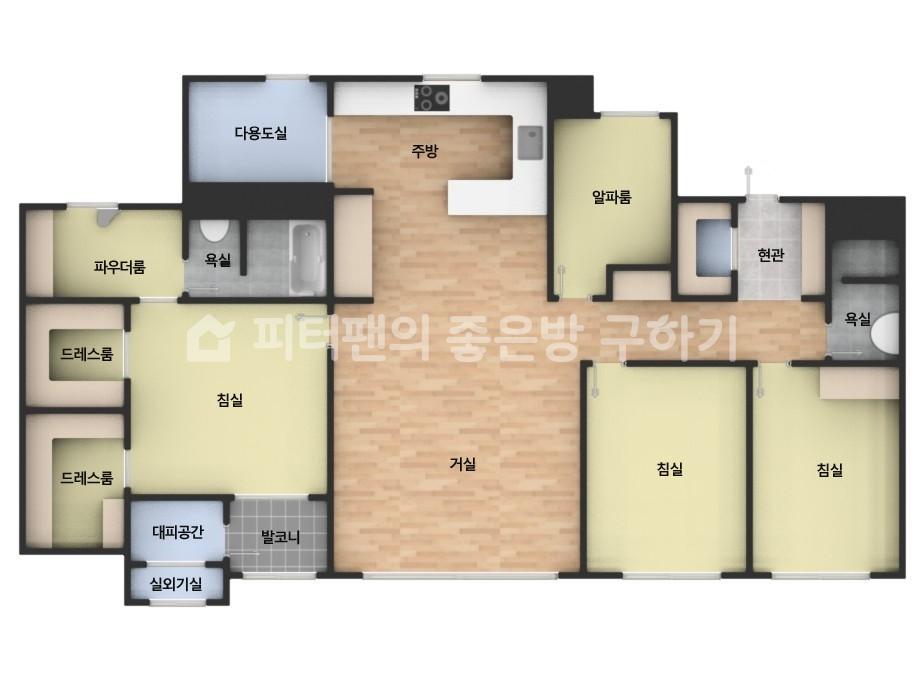 아파트 기본 평면도