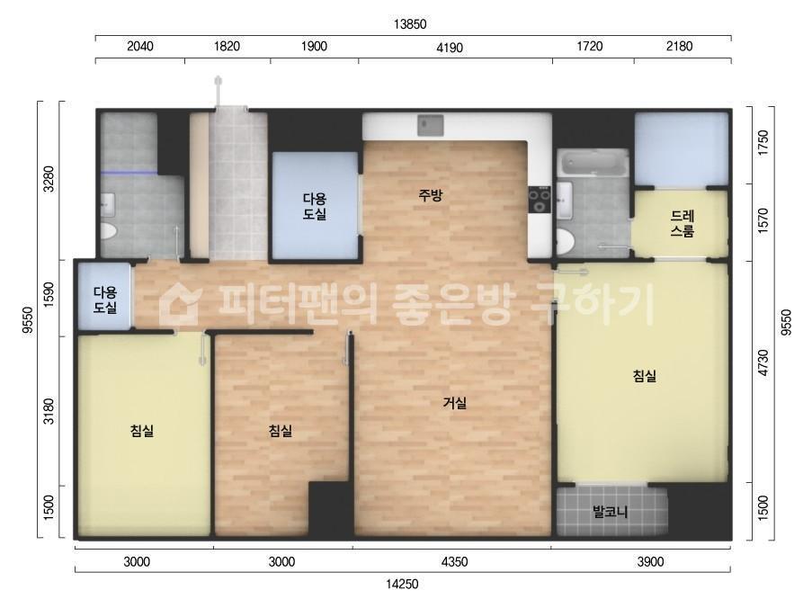 아파트 기본 평면도