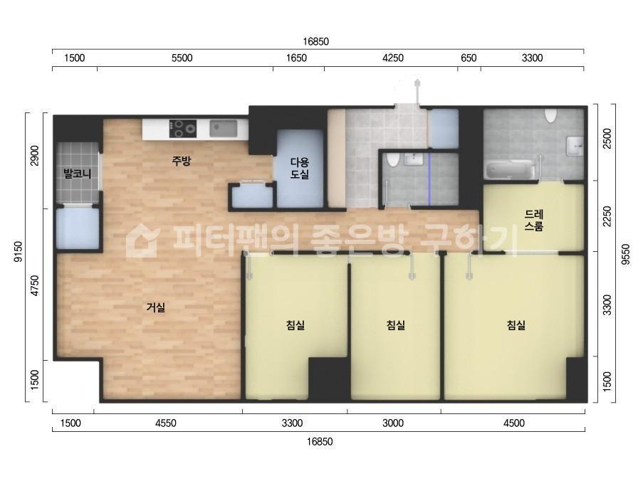 아파트 기본 평면도