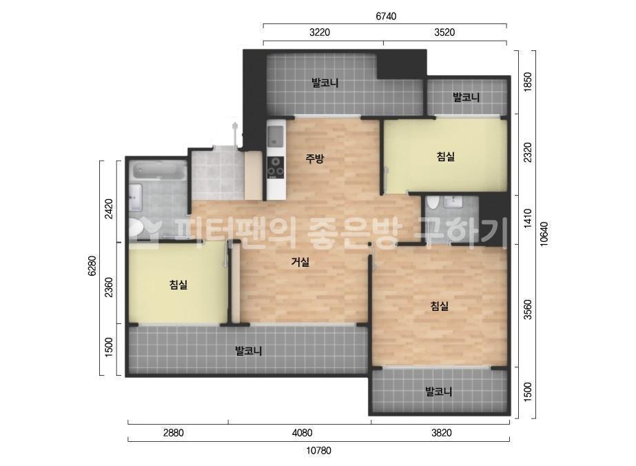 아파트 기본 평면도