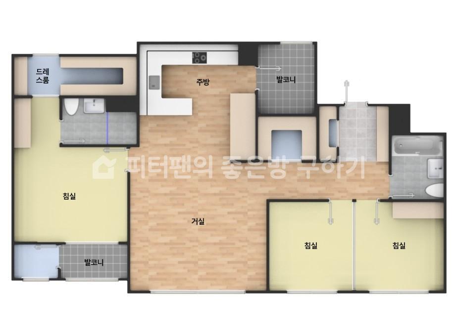 아파트 기본 평면도