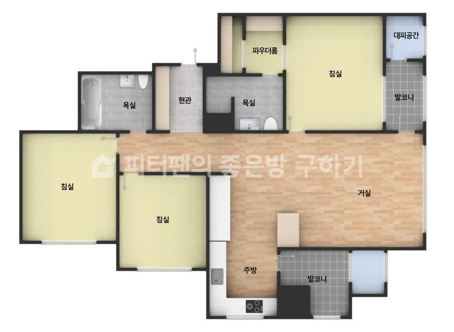 아파트 기본 평면도