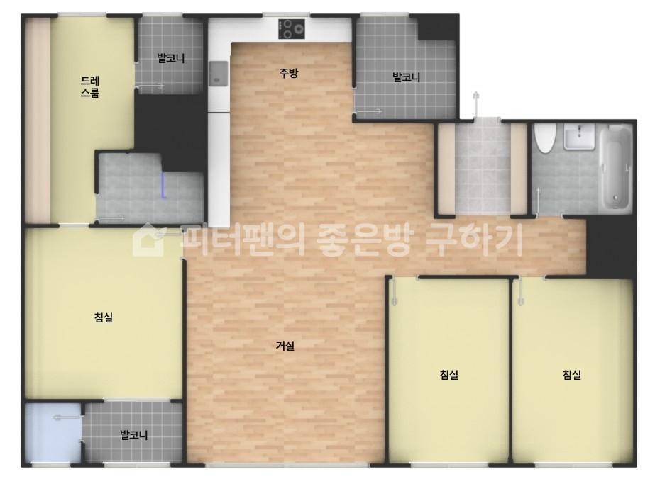 아파트 기본 평면도
