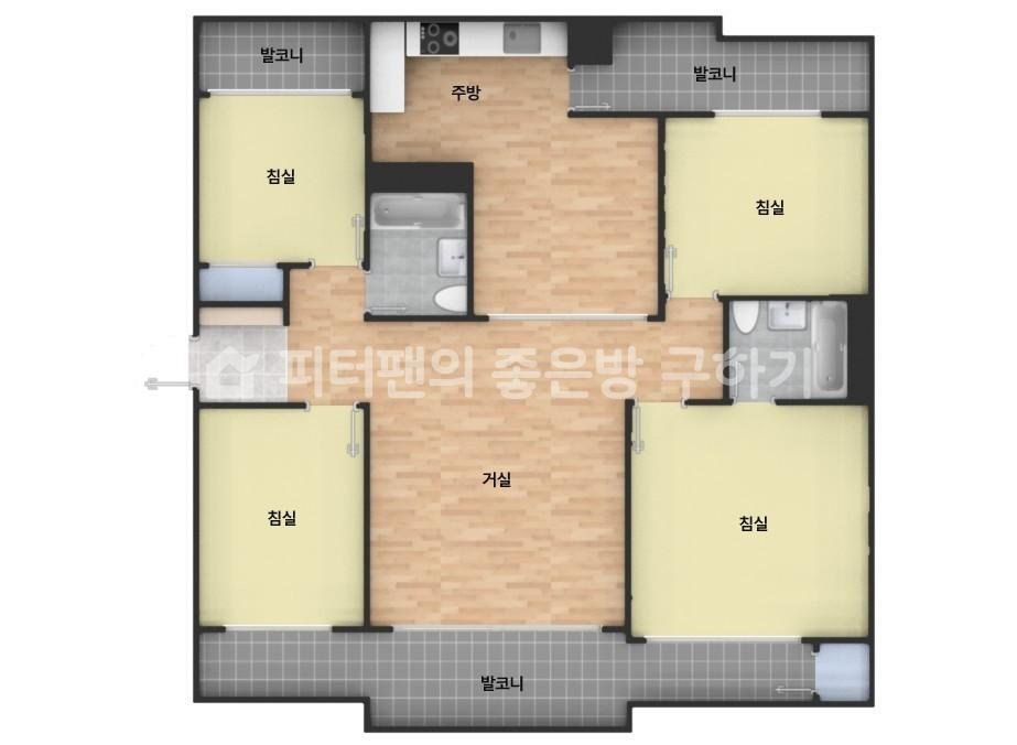 아파트 기본 평면도