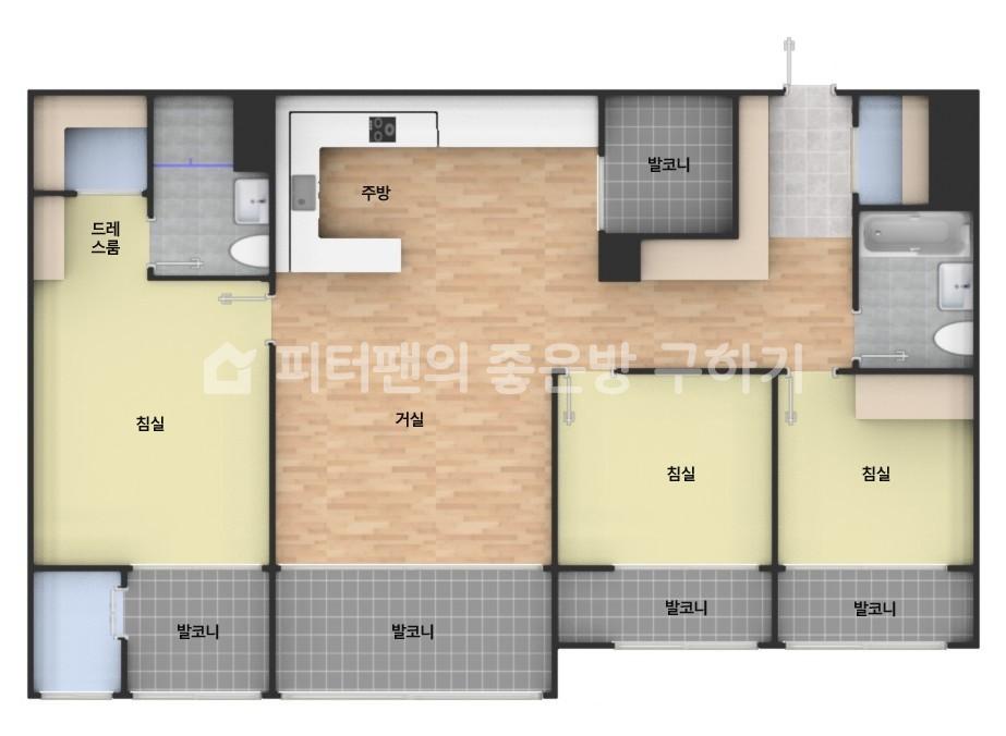 아파트 기본 평면도