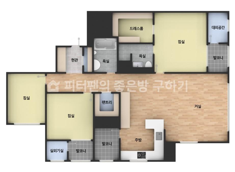 아파트 기본 평면도