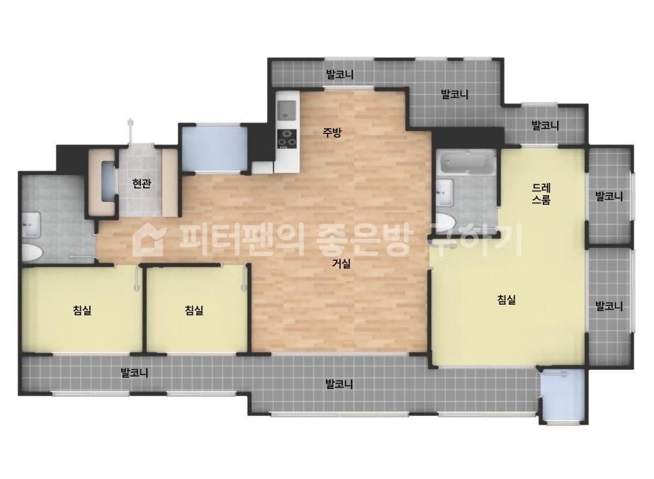 아파트 기본 평면도