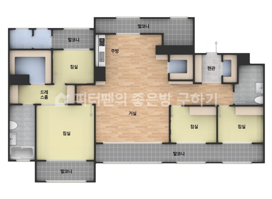 아파트 기본 평면도