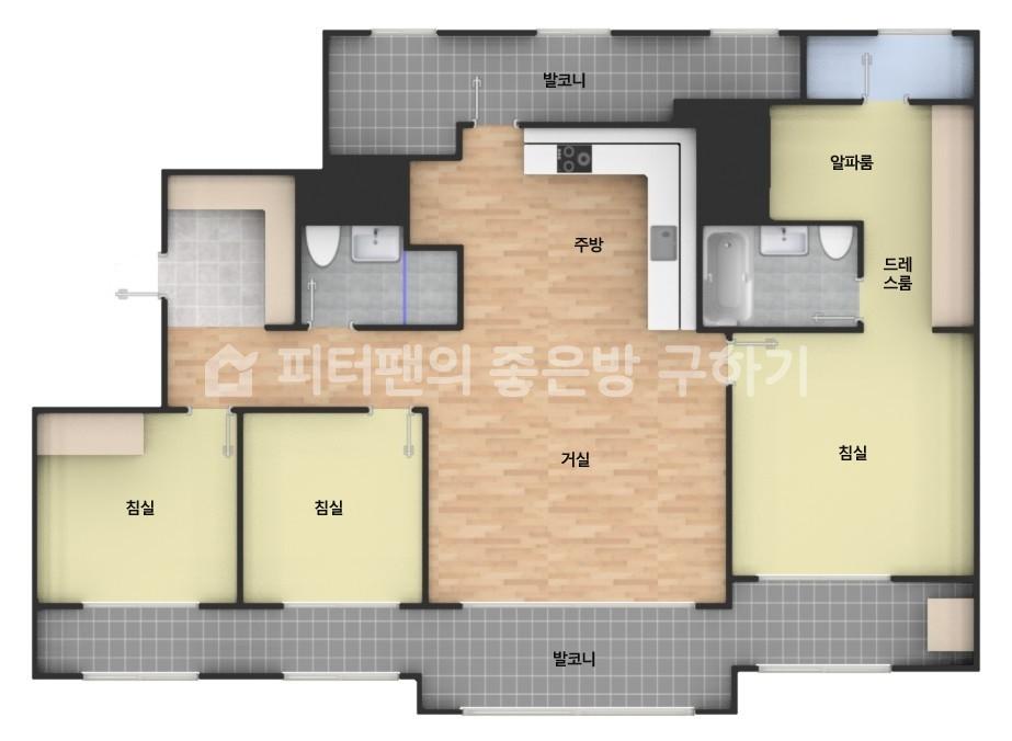 아파트 기본 평면도