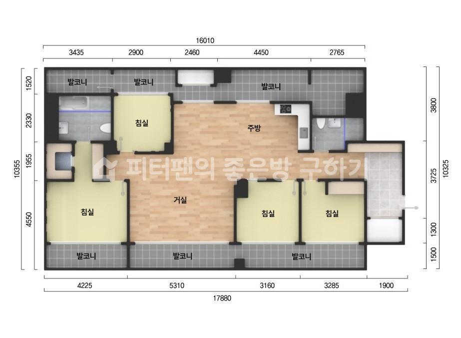 아파트 기본 평면도