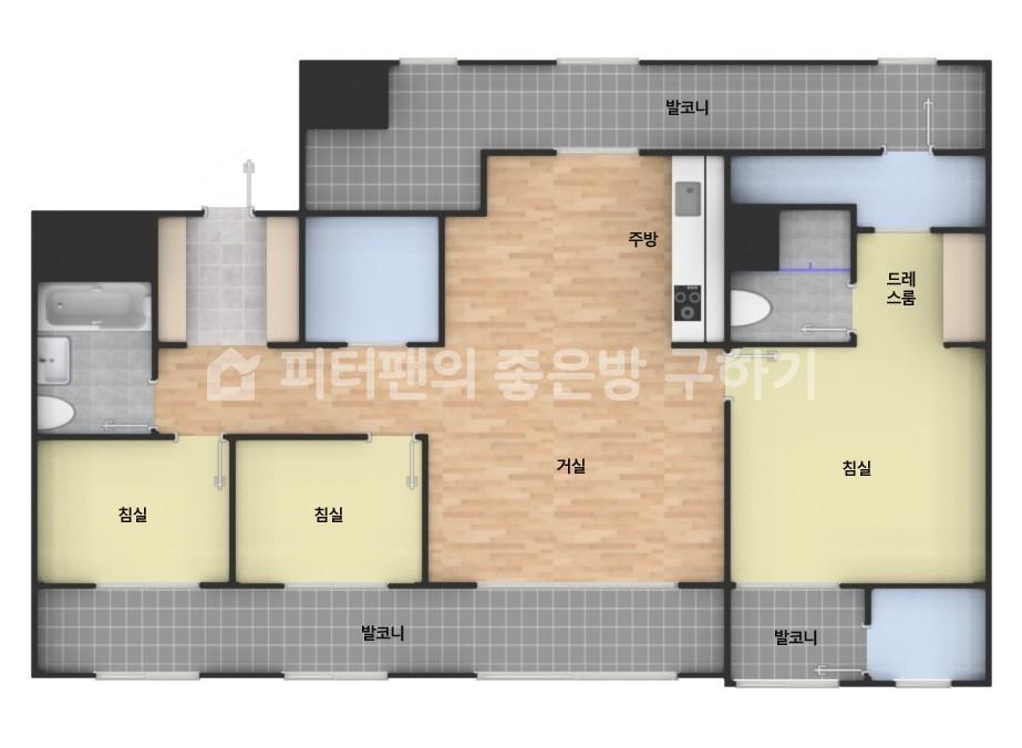아파트 기본 평면도