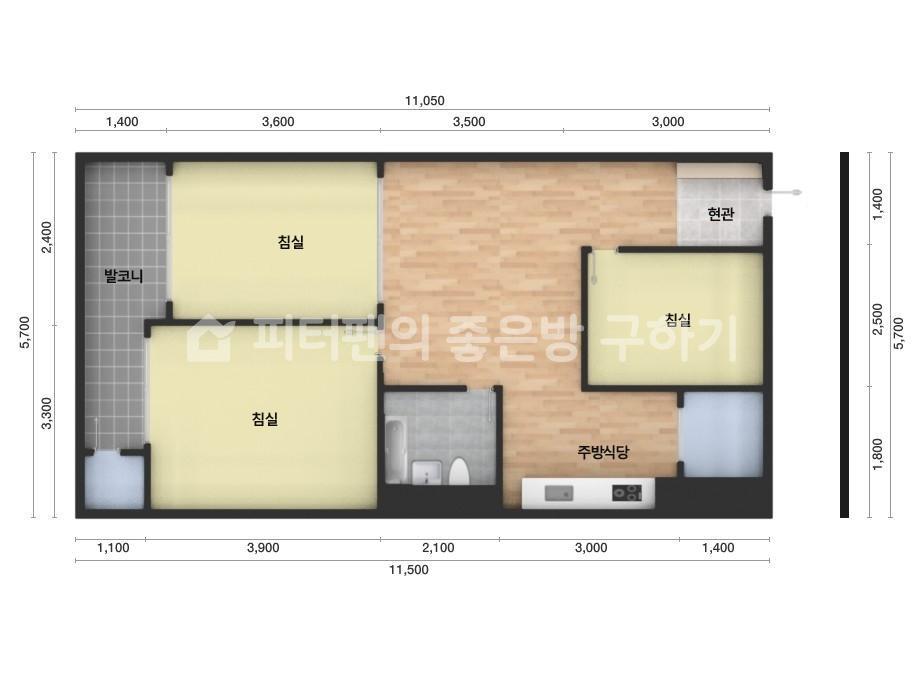 아파트 기본 평면도