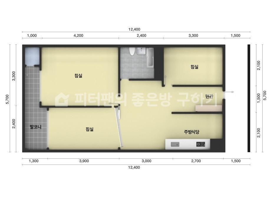 아파트 기본 평면도