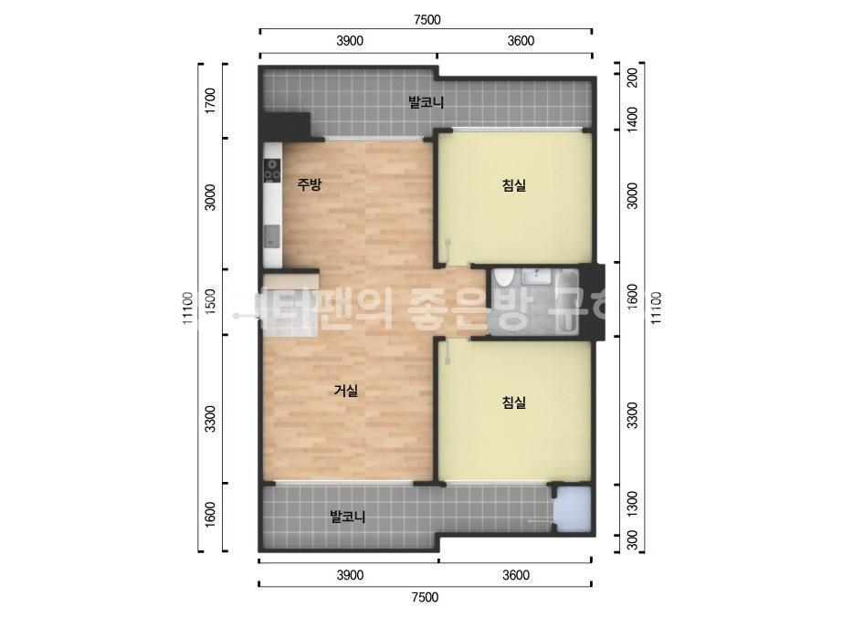 아파트 기본 평면도