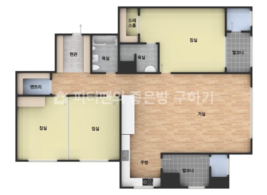 아파트 기본 평면도