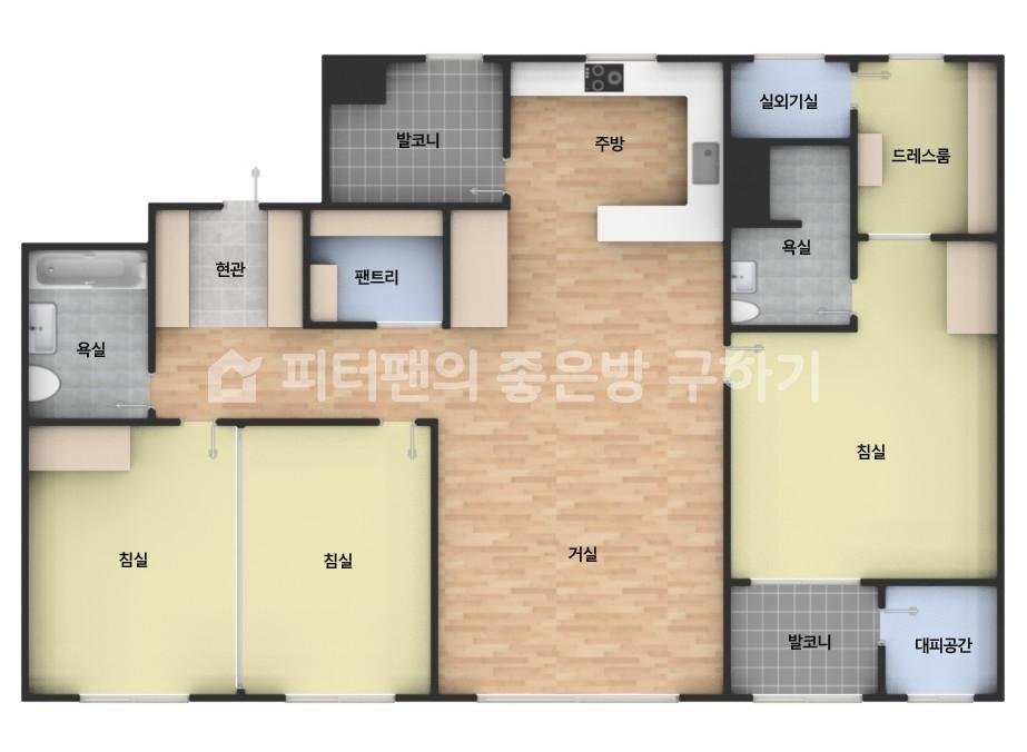 아파트 기본 평면도