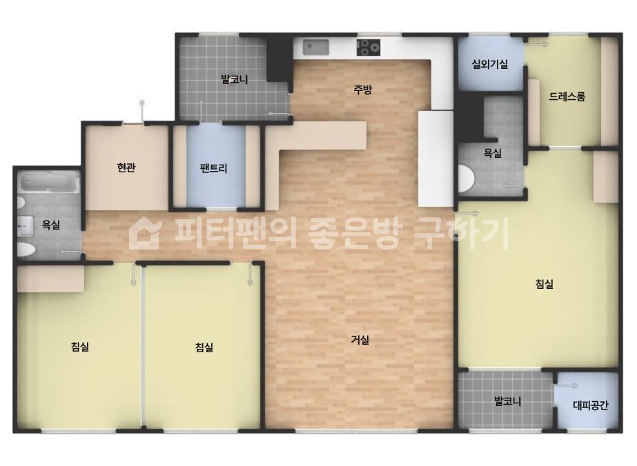 아파트 기본 평면도