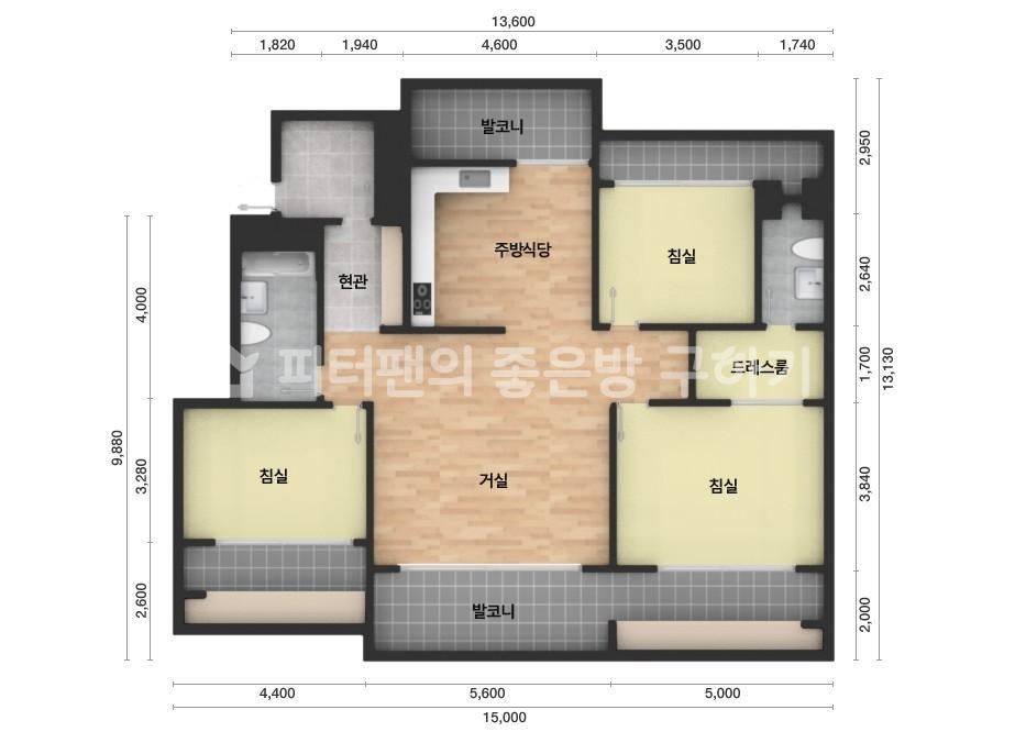 아파트 기본 평면도